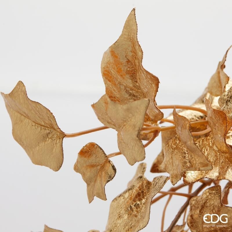 Edera cascante oro, ideale come decoro autunnale o natalizio